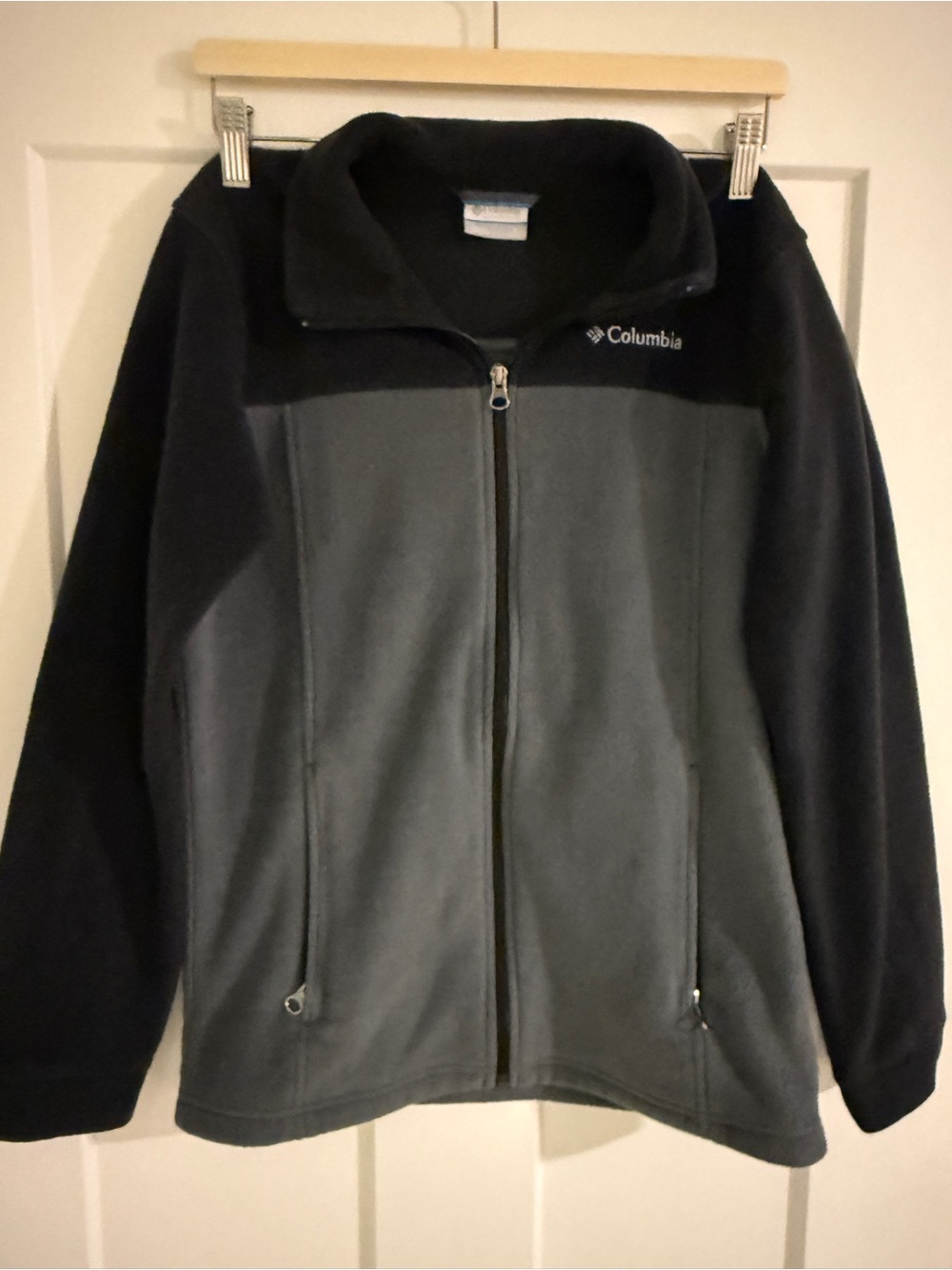 Columbia Kids Black & Gray Full-Zip Fleece Jacket